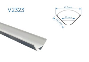 V2323 PERFIL DE ALUMINIO SIN DIFUSOR 1mtr 1 1759159207