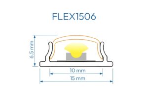 FLEX1506 PERFIL DE ALUMINIO DIFUSOR OPAL 1mtr 3 7800256 1758306533