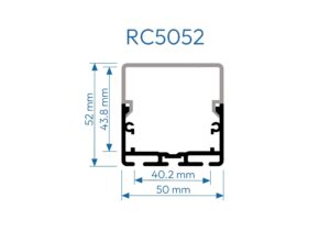 RC5052 PERFIL DE ALUMINIO DIFUSOR OPAL 1mtr 3 7800344 1758988926