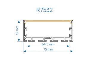 R7532 PERFIL DE ALUMINIO DIFUSOR OPAL 2.5mtr 3 7800444 1758744264