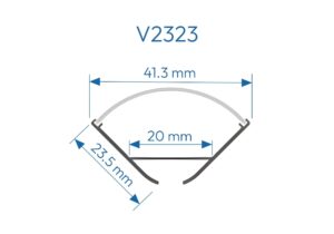 V2323 PERFIL DE ALUMINIO SIN DIFUSOR 1mtr 3 7800504 1759159228