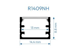 R1409NH PERFIL ALUMINIO DIFUSOR HUMO 1mtr 3 7800532 1758651303