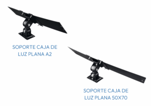 SOPORTES ESCUALIZABLE CAJA DE LUZ ULTRADELGADA