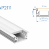 RAP2111 PERFIL DE ALUMINIO DIFUSOR OPAL PISO 1mtr 5 1761251697