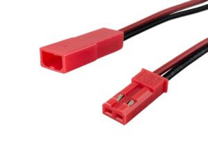 PAREJA CONECTOR ROJO 2 PINES