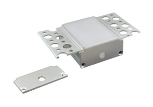 TAPA ALUMINIO GRIS CON HUECO PARA TRL4019