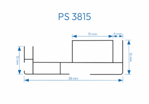 PS 3815 PERFIL ALUMINIO PASAMENSAJES NEGRO 1mtr 3 7800172 1759774159