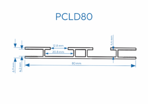 PCLD80 8cm PERFIL CAJA DE LUZ DOBLE CARA 1mtr 3 7800234 1759775801