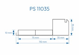 PS 11035 PERFIL ALUMINIO PASAMENSAJES NEGRO 1mtr 3 7800284 1759774810