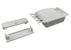 TAPA ALUMINIO GRIS CON HUECO PARA TRL5719