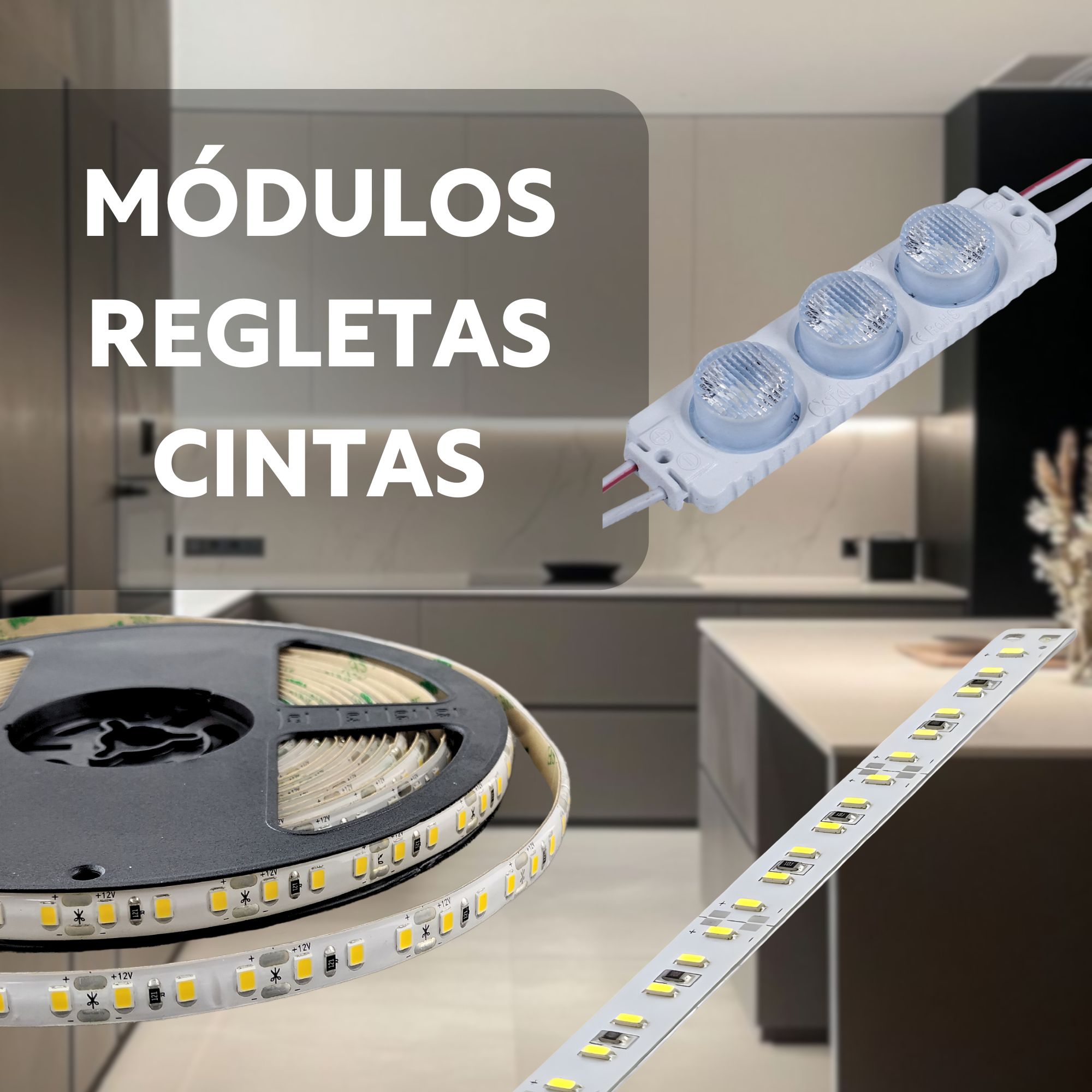 MODULOS REGLETAS CINTAS