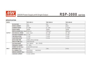 RSP-3000-48 FUENTE DE PODER MW 48V@62.5 Amp 8 6700160 1772144666