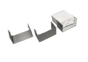 FLR5025 CLIP ALUMINIO GRIS