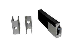 FLR0616N CLIP ALUMINIO GRIS