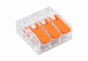 CONECTOR DE PALANCA 1POLO 3P TRANSPARENTE