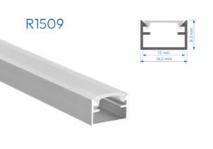 R1509 PERFIL DE ALUMINIO DIFUSOR OPAL 1mtr